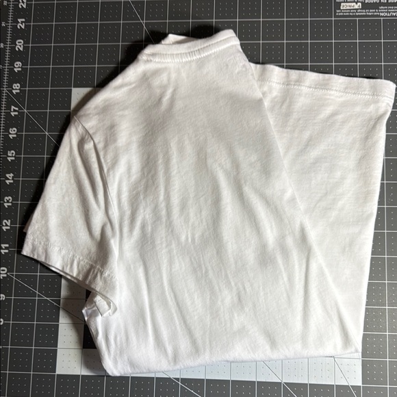 Nautica White V-Neck T-Shirt - Picture 4 of 4